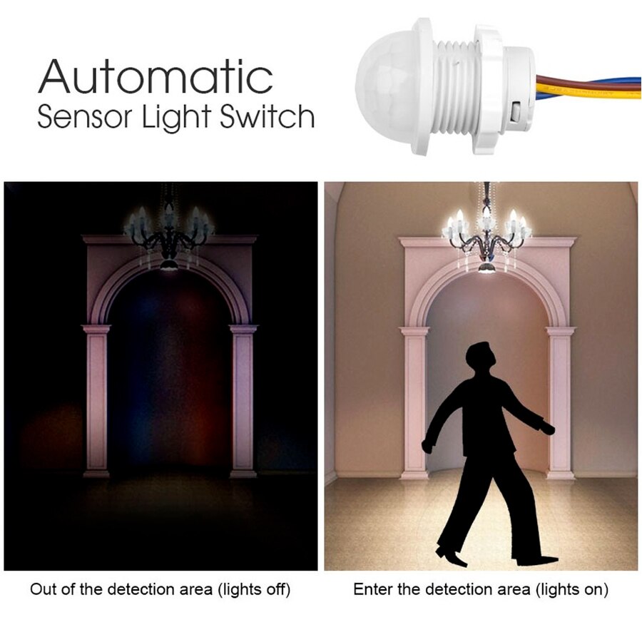 Sensor de Movimento PIR Inteli - Outdoor Lighting With Motion Sensor avaliação e preço
