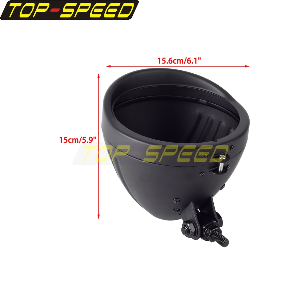 Preto/cromado farol da motocic - Outdoor Lighting Unit avaliação e preço