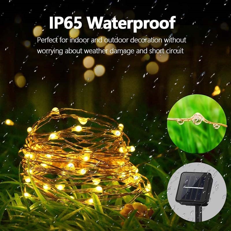 Ao ar livre led solar luzes da - Solar Fairy String avaliação e preço