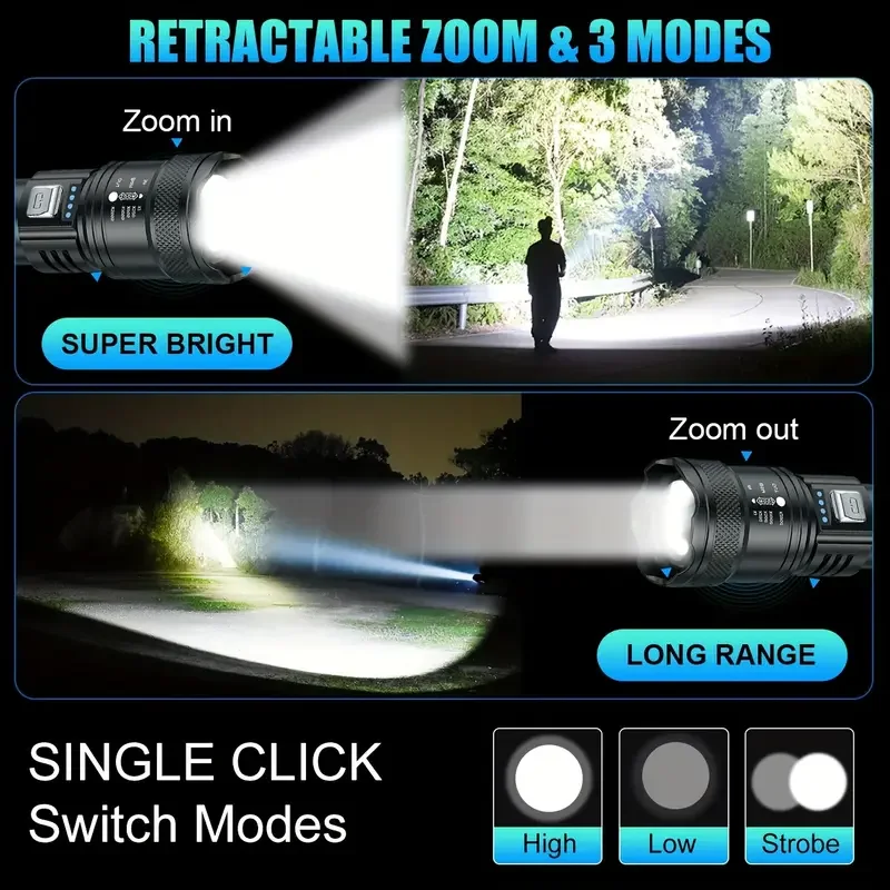 Lanterna tática led 2000lm, re - Outdoor Lighting Permanent avaliação e preço