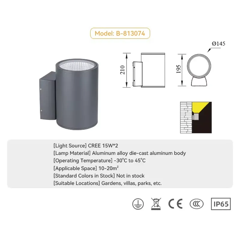 Luminária de Parede LED para E - Outdoor Lighting Waterproof avaliação e preço