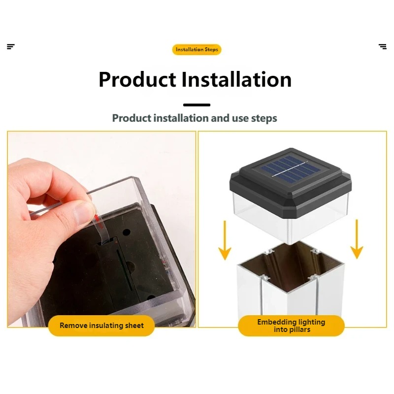 Luz Solar LED IP65 à Prova d'Á - Post Cap Light avaliação e preço