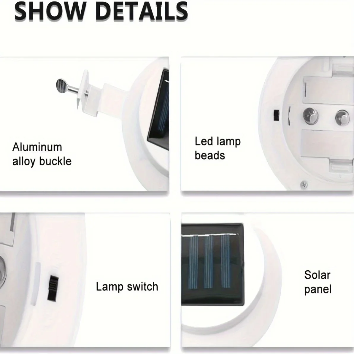 Luzes solares de parede com 3  - Wired Pathway Light avaliação e preço