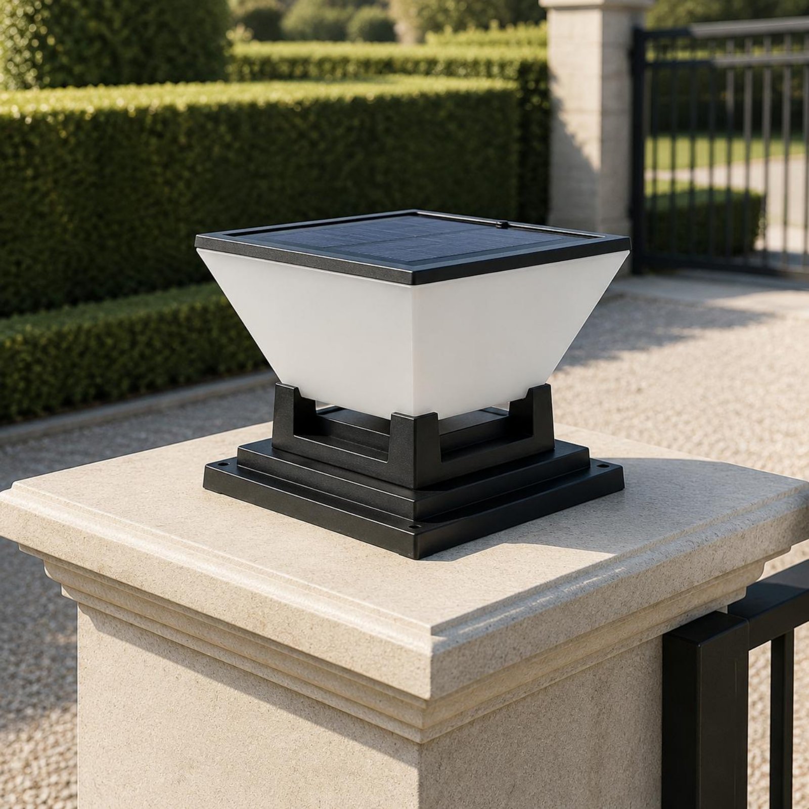 Lanterna Solar para Poste, Res - Post Cap Light avaliação e preço